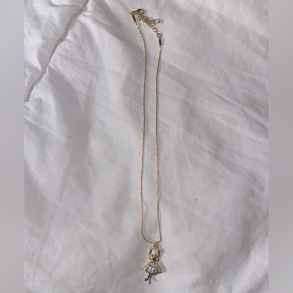 “Pretty Ballerina” Necklace Dancer Cubic Zirconia - Picture 5 of 5